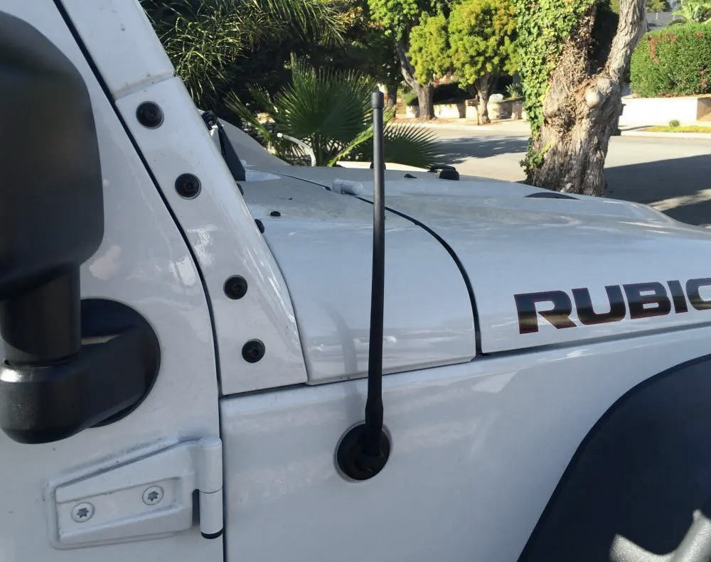 13-Inch Rubber Flexible Stubby Radio Antenna Topper For Jeep Wrangler ...