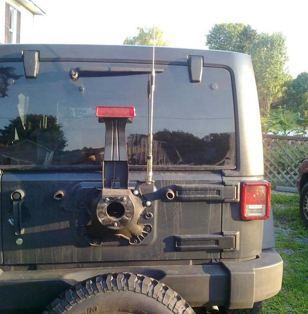 Dual CB Antenna Mounting Bracket For 20072018 Jeep Wrangler JK Unlimi