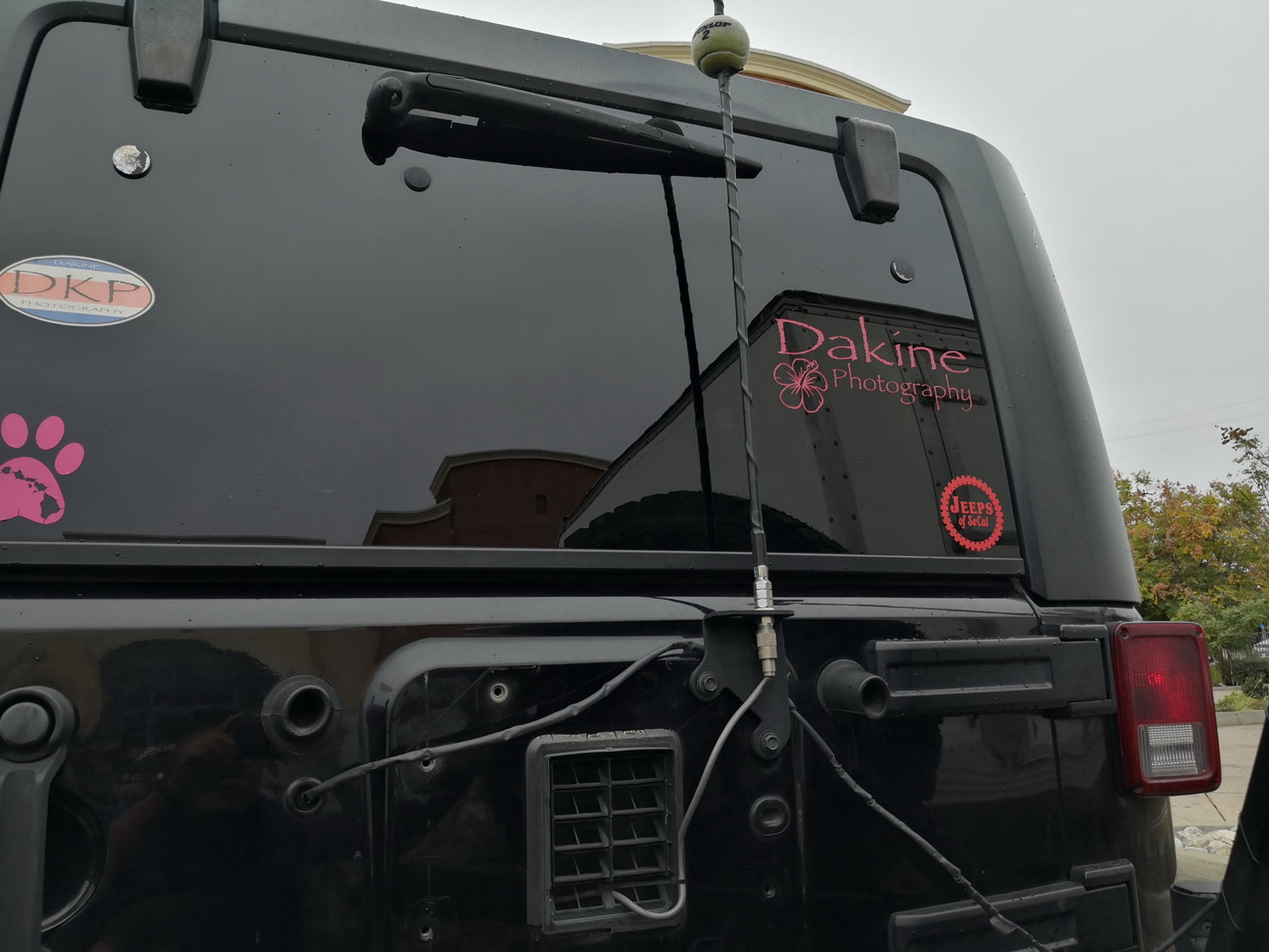 Dual CB Antenna Mounting Bracket For 20072018 Jeep Wrangler JK Unlimi