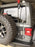 Blackout Smoked Lens Rear Bumper Reflector Lenses For 2018-up Jeep Wrangler JL