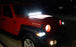 150W 30" LED Light Bar w/ Front Hood Top Bracket Wiring For 18+ Jeep Wrangler JL