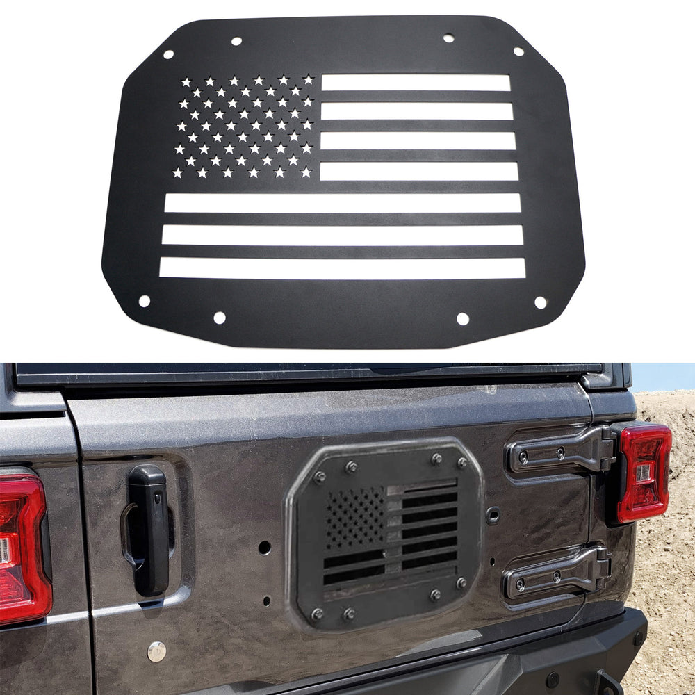 Flat Tailgate Spare Tire Carrier Mount Plate For 2018+ Jeep Wrangler JL — 