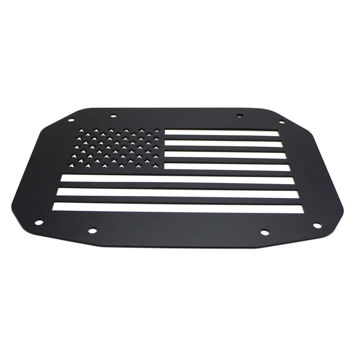 Black Flat Tailgate Spare Tire Carrier Mount Plate For 2018-up Jeep Wrangler JL