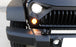 Clear Lens White Light Bar, Amber LED Turn Signal Lamps For 07-17 Jeep Wrangler