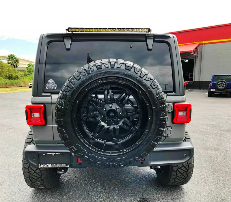 Car Rear Window Mount Above Rear Window Mount 30-Inch LED Light Bar Kit For 07-up Jeep Wrang ...
