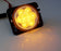 Clear Lens Amber LED Side Marker Lights/Fender Flare Lamps For Jeep Wrangler JK