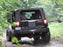 Black Blank Tailgate Spare Tire Carrier Delete Plate For 07-17 Jeep Wrangler JK