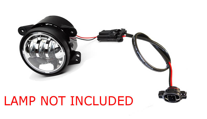 (2) LED Fog Lamps Conversion Adapter Wires For 2010 and up Jeep Wrangler JK