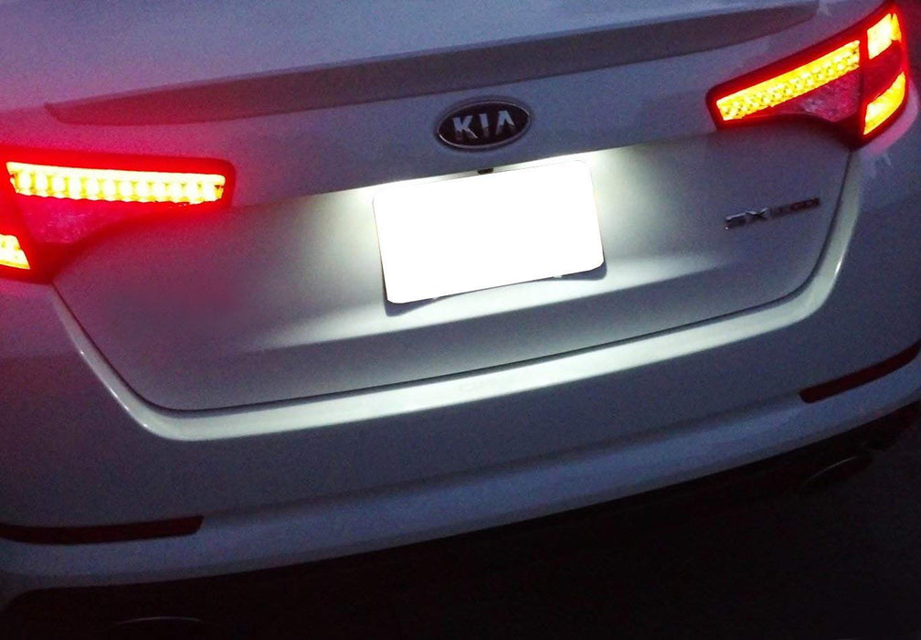 OE-Fit White 3W Full LED License Plate Light Kit For 09-17 Kia Forte Koup 2-Door