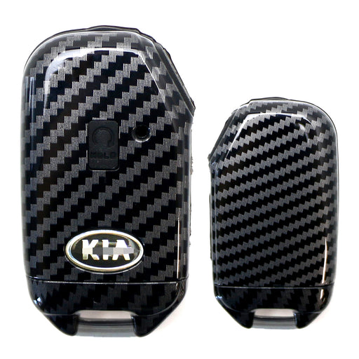 Carbon Fiber Smart Keyless Fob Shell For 19/20-Up Kia Forte Forte5 Soul Sportage