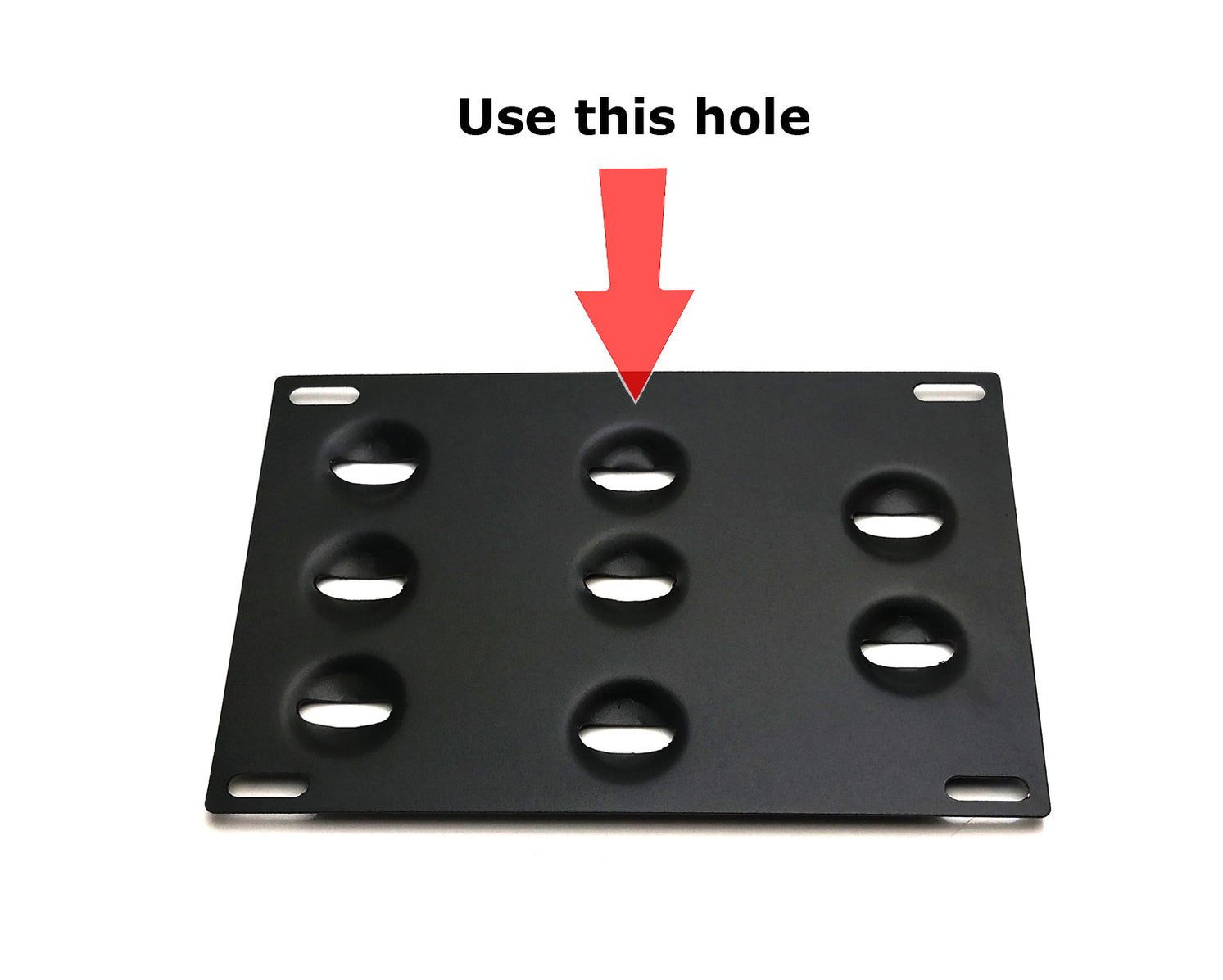 KDM Front Bumper Tow Hook License Plate Mounting Bracket For Kia Sting