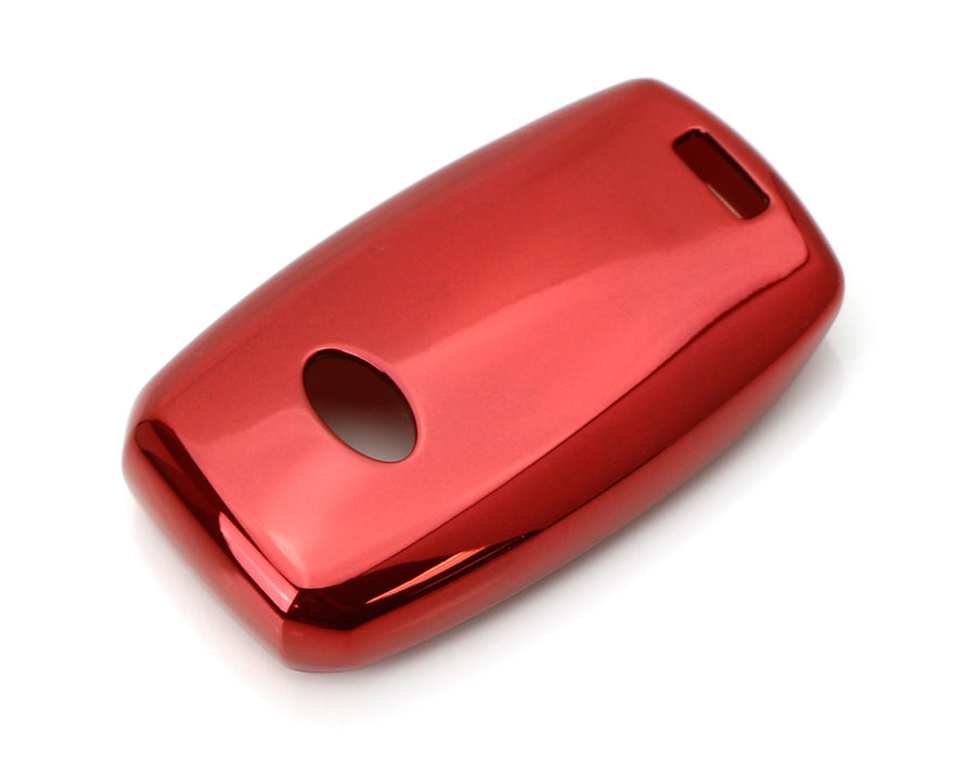 Chrome Red TPU Key Fob Case Cover For Kia Optima K5 Sorento Carens Forte Soul