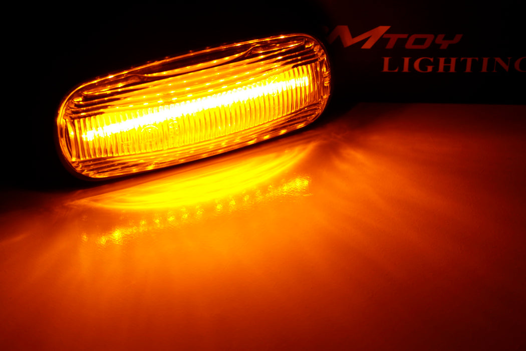 Range Rover Amber Drl Smoked Lens Amber LED Side Marker Lamps For Land Rover Defender Freela ...