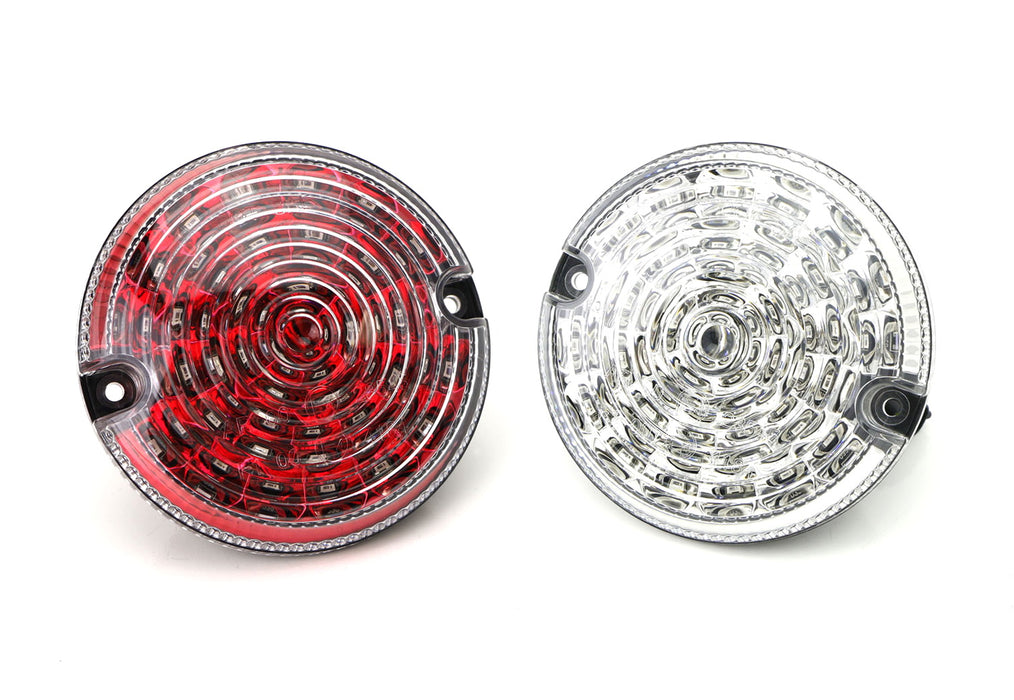 95mm NAS Style Clear/Red Lens Full LED Upgrade Kit For Land Rover