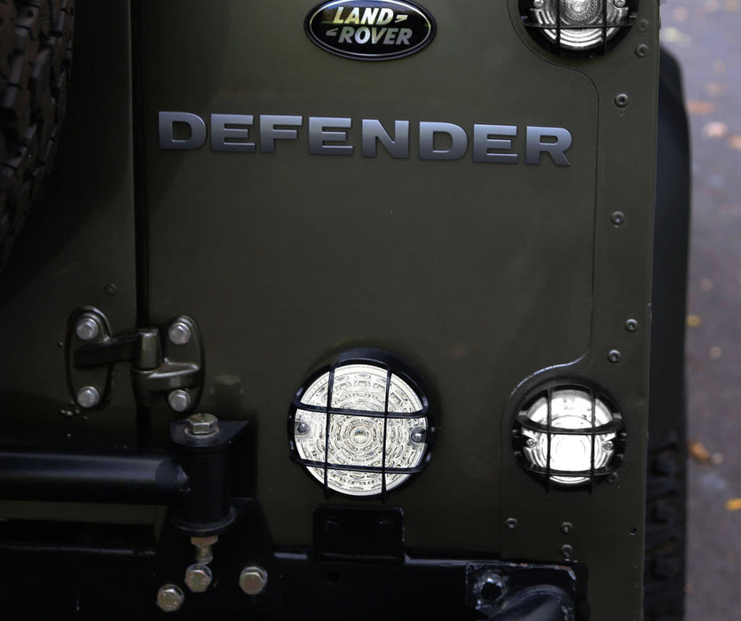 95mm NAS Style Clear/Red Lens Full LED Upgrade Kit For Land Rover Defender LD