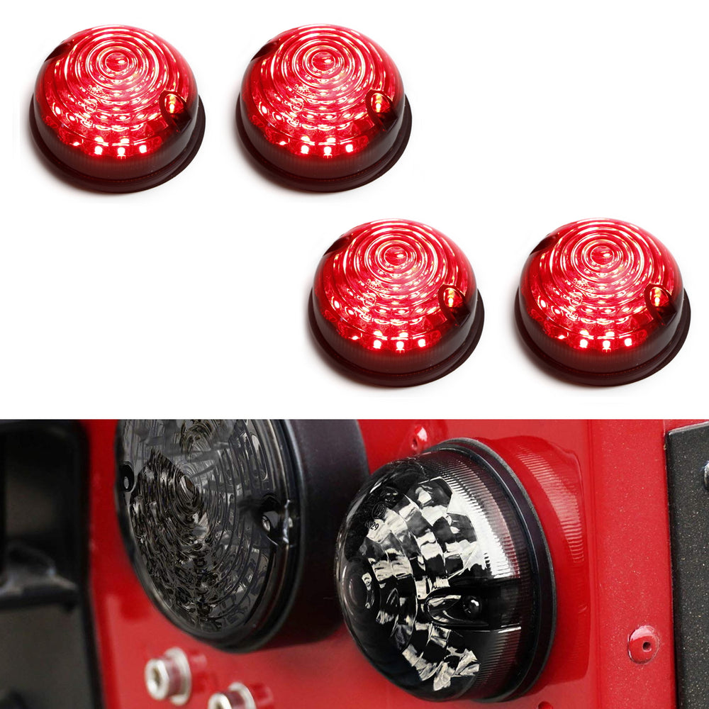 Defender Rear Stop Light LED Rear Turn Signal Brake Tail Light Kit For Land Rover Defender 2 3 ...