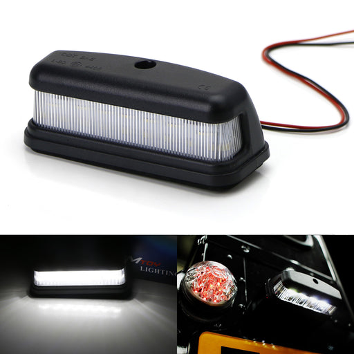 Cool White 6-Diode OEM-Replace LED License Plate Lamp For Land Rover Defender