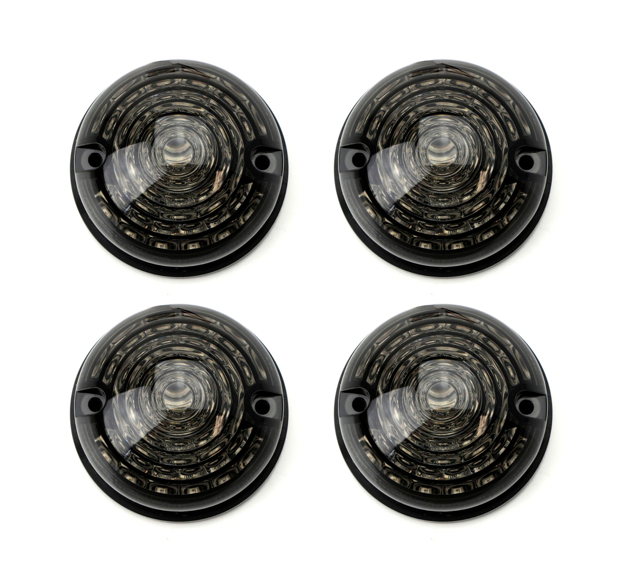 (4) Amber LED Front & Rear Turn Signal Lights For Land Rover Defender ...