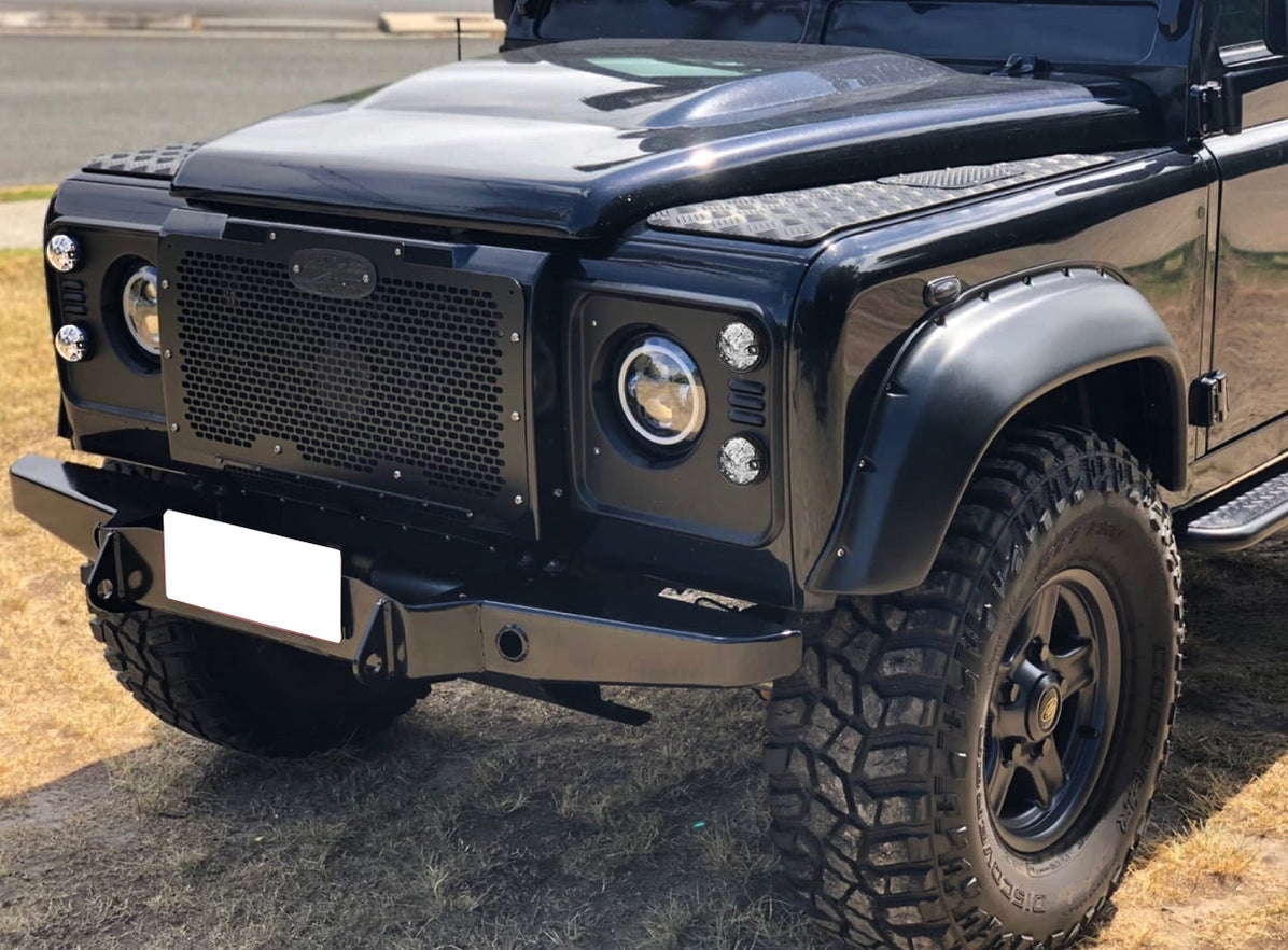 Amber LED Front & Rear Turn Signal Light Kit For Land Rover Defender S ...