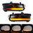 Smoked Side Mirror Sequential Blink Turn Signal Lights For 17-up Discovery Sport