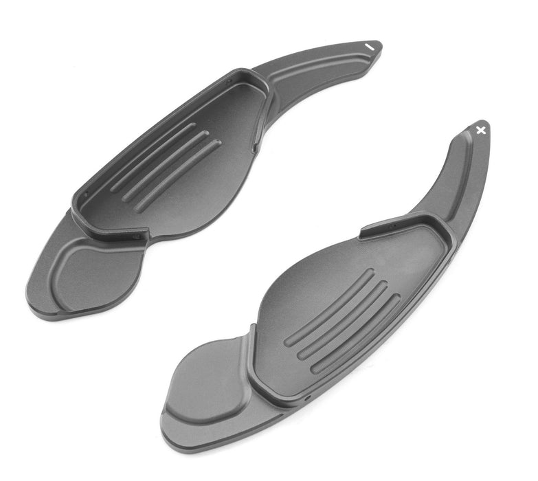 Gun Metal Steering Wheel Paddle Shifter Extension Covers For Jaguar Land  Rover — iJDMTOY.com