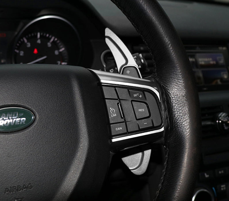 Gun Metal Steering Wheel Paddle Shifter Extension Covers For Jaguar Land  Rover — iJDMTOY.com