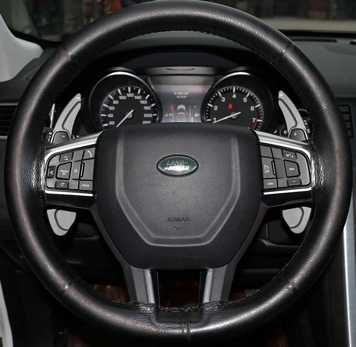 Gun Metal Steering Wheel Paddle Shifter Extension Covers For Jaguar Land Rover