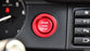 Red Keyless Engine Push Start Button w/ Ring For Land Rover or Jaguar Ignition
