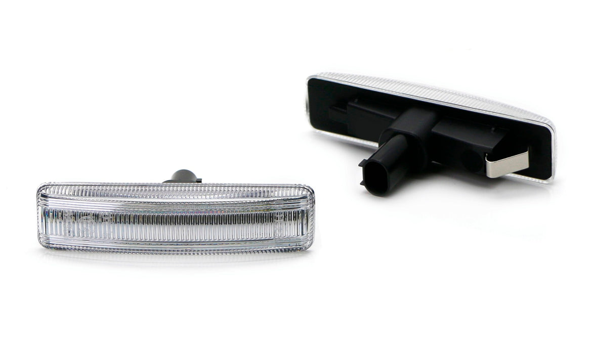Clear Lens Amber LED Side Marker Lights For Range Rover Sport Discovery LR3 LR4