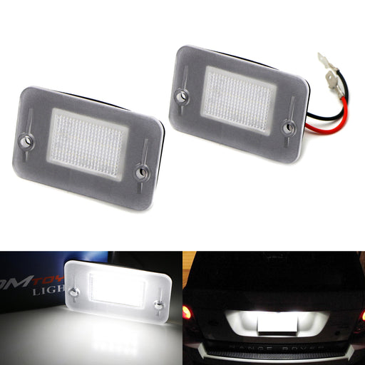OE-Fit 3W Full LED License Plate Lights For 1998-04 Ranger Rover Discovery 2 LR2