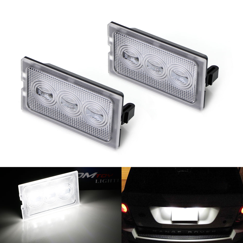 OEM-Replace 3-LED License Plate Light Assy For Range Rover Sport, Discovery LR3