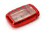 Chrome Red TPU Key Fob Case w/Button Cover For Land Rover Range Rover Jaguar