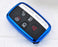 Chrome Blue TPU Key Fob Case w/Button Cover For Land Rover Range Rover Jaguar