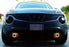 3" Projector Fog Light Lamps w/ Amber 40-LED Halo Angel Eyes Rings For Car