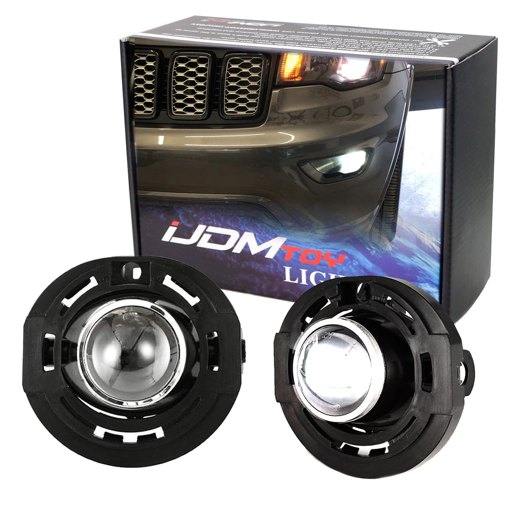 Projector Lens Fog Lamp w/ White LED For Dodge Charger Challenger Grand Cherokee Projector Lens Fog Lamp w/ White LED For Dodge Charger Challenger Grand Cherokee