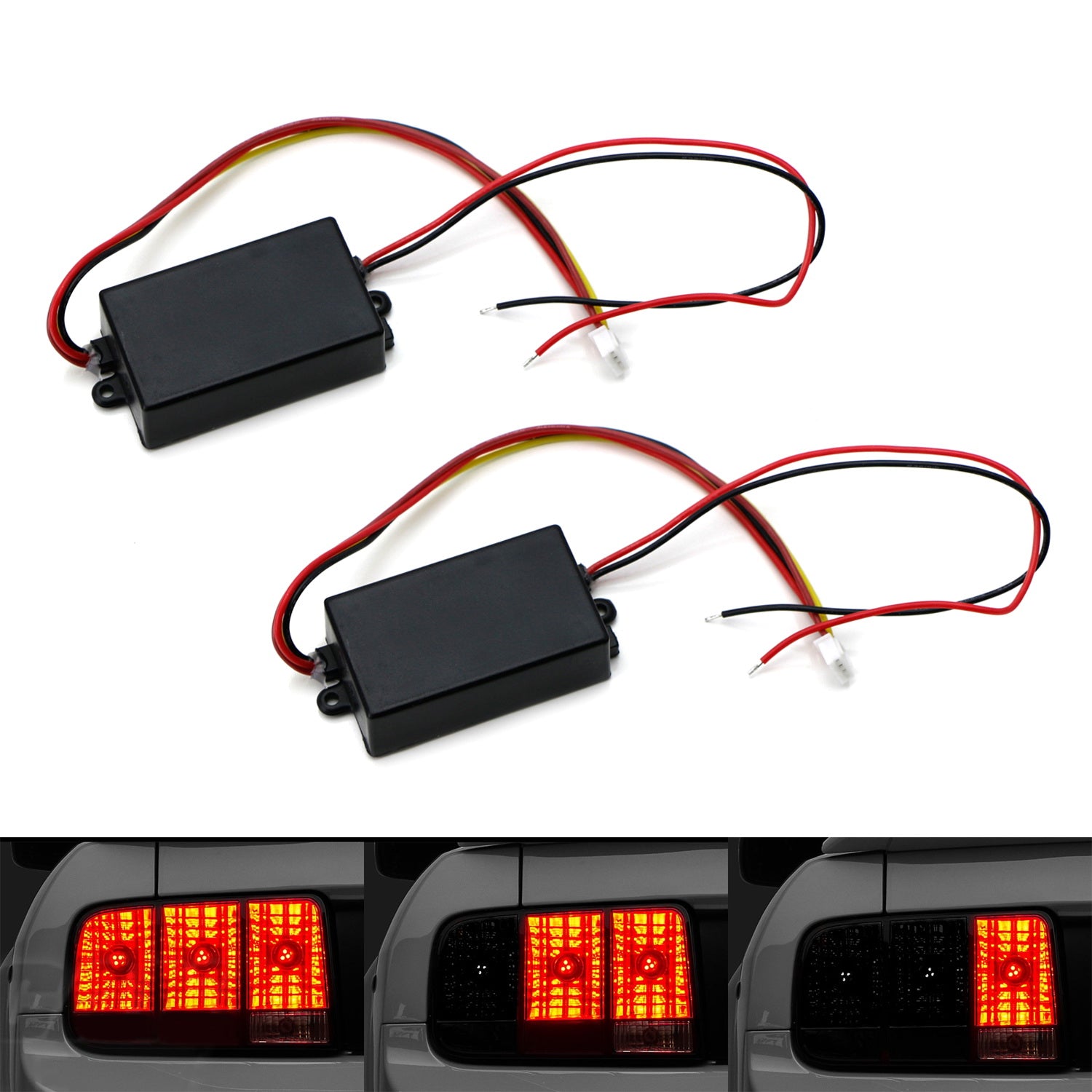 Universal 3-Step Sequential Chase Flash Module Boxes For Car Turn Sign ...