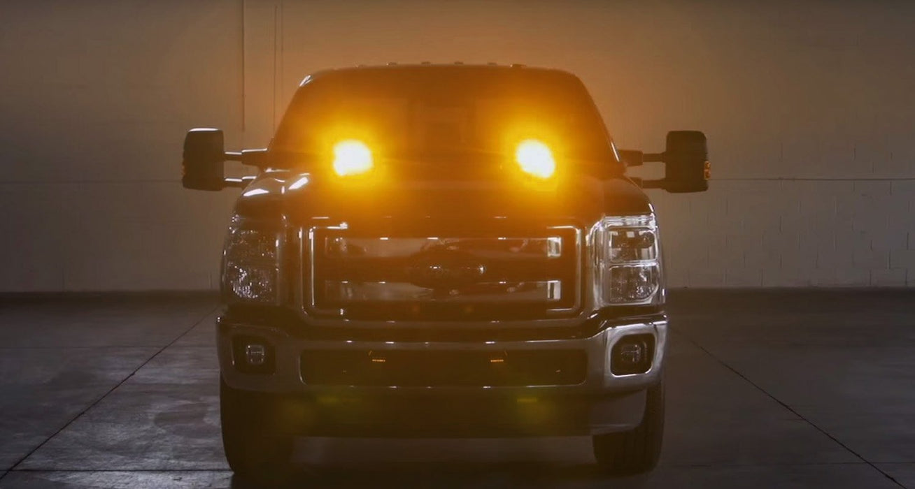 LED Surface Flush Mount Spot Light Kit For Car Truck SUV Jeep 4x4 Side Markers
