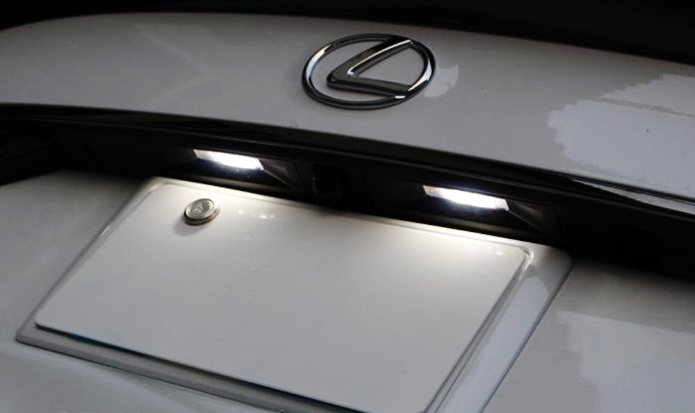 OE-Fit 3W LED License Plate Light Kit For Lexus GS350 GS460 GS450h LS460 LS600h