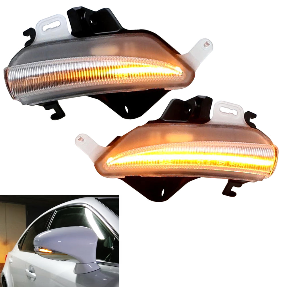 Sequential LED Side Mirror Turn Signal Lights – Smoke Lens For 2009-2015 Lexus RX350 RX450H