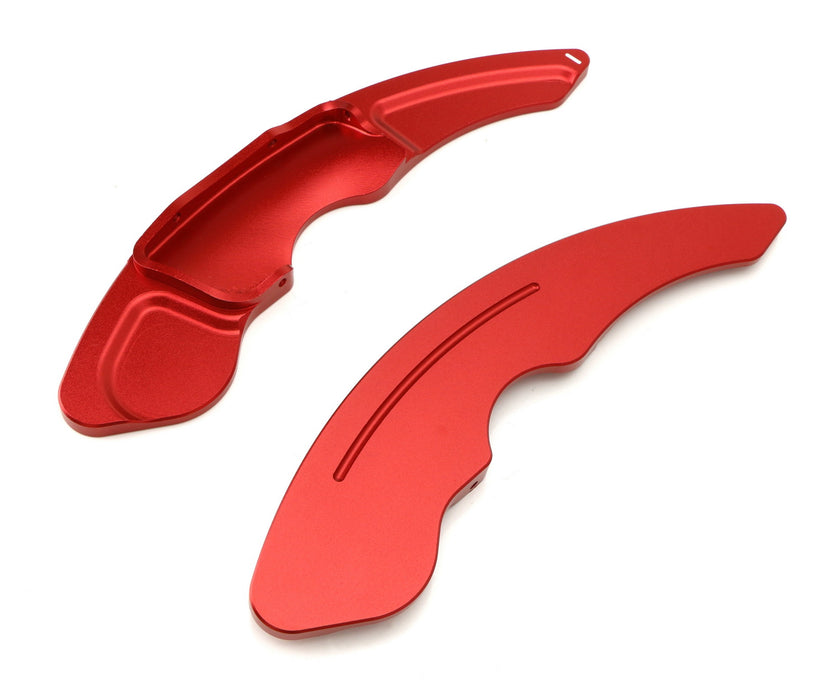 Great-luck Aluminum Paddle Shifter Extensions – 2PC Red Set For Lexus NX IS RC Models (2013-2021) | CNC Billet Aluminum