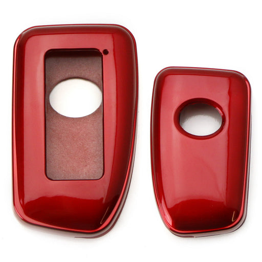 Red Gloss Finish Hard Shell Key Fob Cover Case For Lexus IS ES GS RC NX RX LX