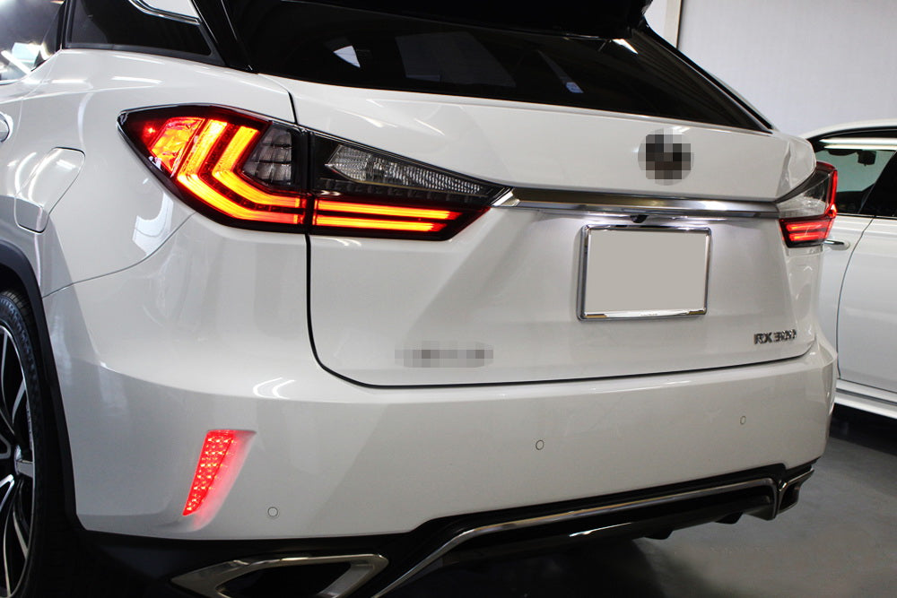 Red Lens Full LED Rear Bumper Reflector Lights For Lexus 2015-2019 RX3 ...