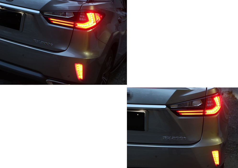 Evan-Fischer Rear Bumper Reflector Set For 2016-2022 Lexus RX350/RX450h – Left & Right (8191048050, 8192048050)