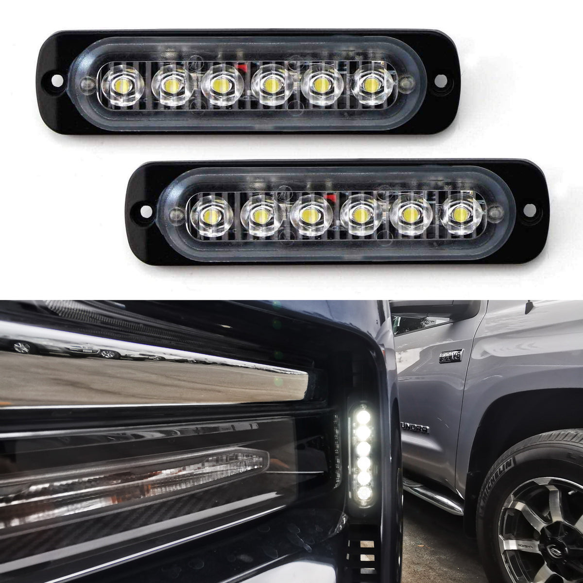 19+ Chevy Silverado 1500 Headlight Side Mount Daylight Driving Lights —  iJDMTOY.com