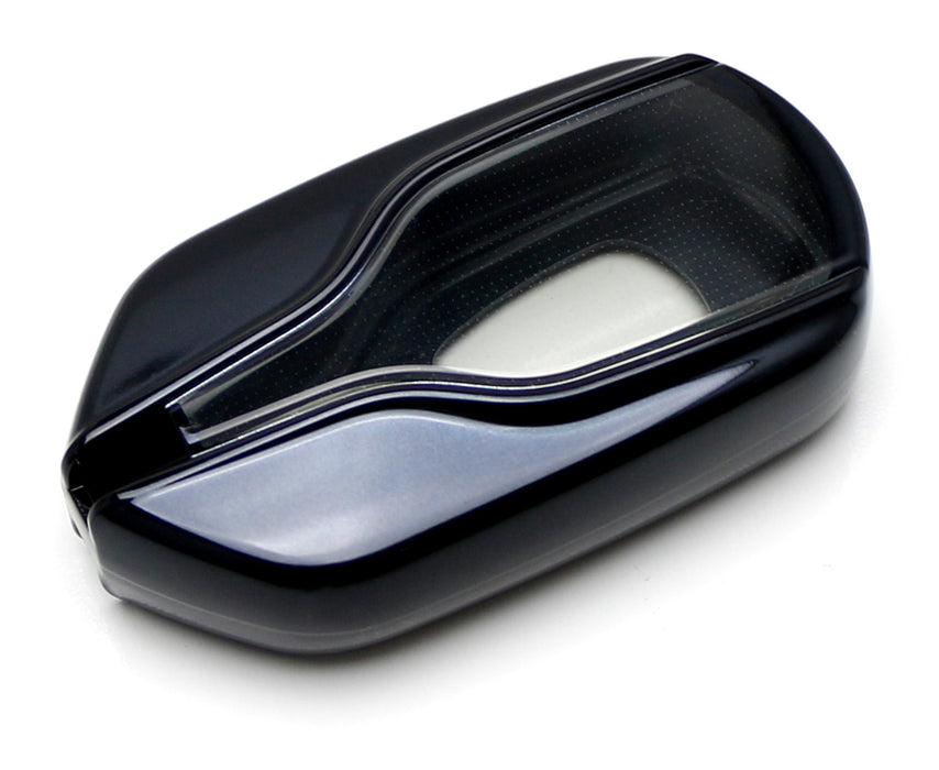 IJDMTOY Chrome Black TPU Key Fob Case For Maserati Quattroporte, Ghibli (2013+) & Levante (2017+)