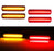 Smoke Lens Amber/Red Full LED Side Marker Lights For 04-08 Maserati Quattroporte