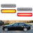Clear Lens Amber/Red Full LED Side Marker Lights For 04-08 Maserati Quattroporte