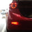 Red Lens 90-SMD LED Bumper Reflector Marker Tail/Brake Lights For Mazda 3 5 6