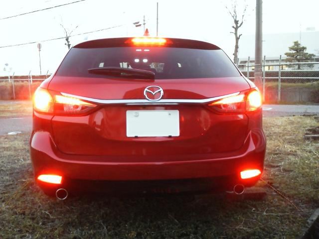 Smoked Lens 90-SMD LED Bumper Reflector Marker Tail/Brake Lights For Mazda 3 5 6