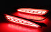 Red Lens Full LED Bumper Reflector Lights For 2018-up Mazda 6 Atenza